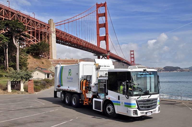 Recology Testing Hydrogen Fuel Cell Truck