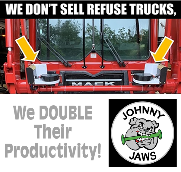 <p>Johnny Jaws Dumps REAR Load Containers With Your FRONT LOADER! Route Tested and Proven. </p>
