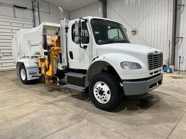 2018 Freightliner M2, 14 Yd Labrie Automated Side Loader