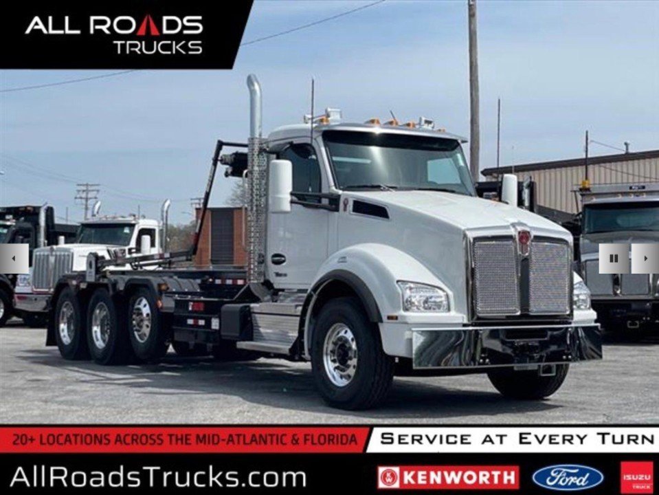 NEW 2025 Kenworth T880 Tri-Axle, 60K Galfab Roll Off