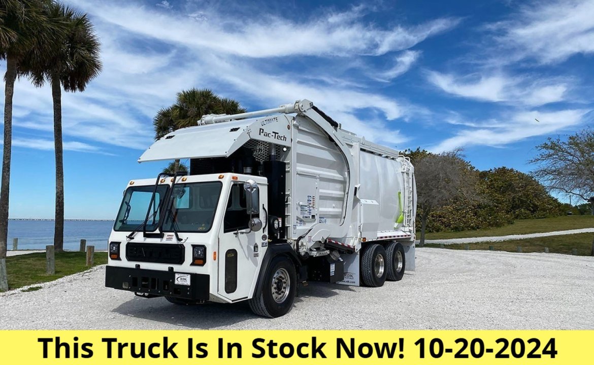 2025 Battle Motors LET2 - 40 Yard Pac Tech Front Loader Garbage Truck