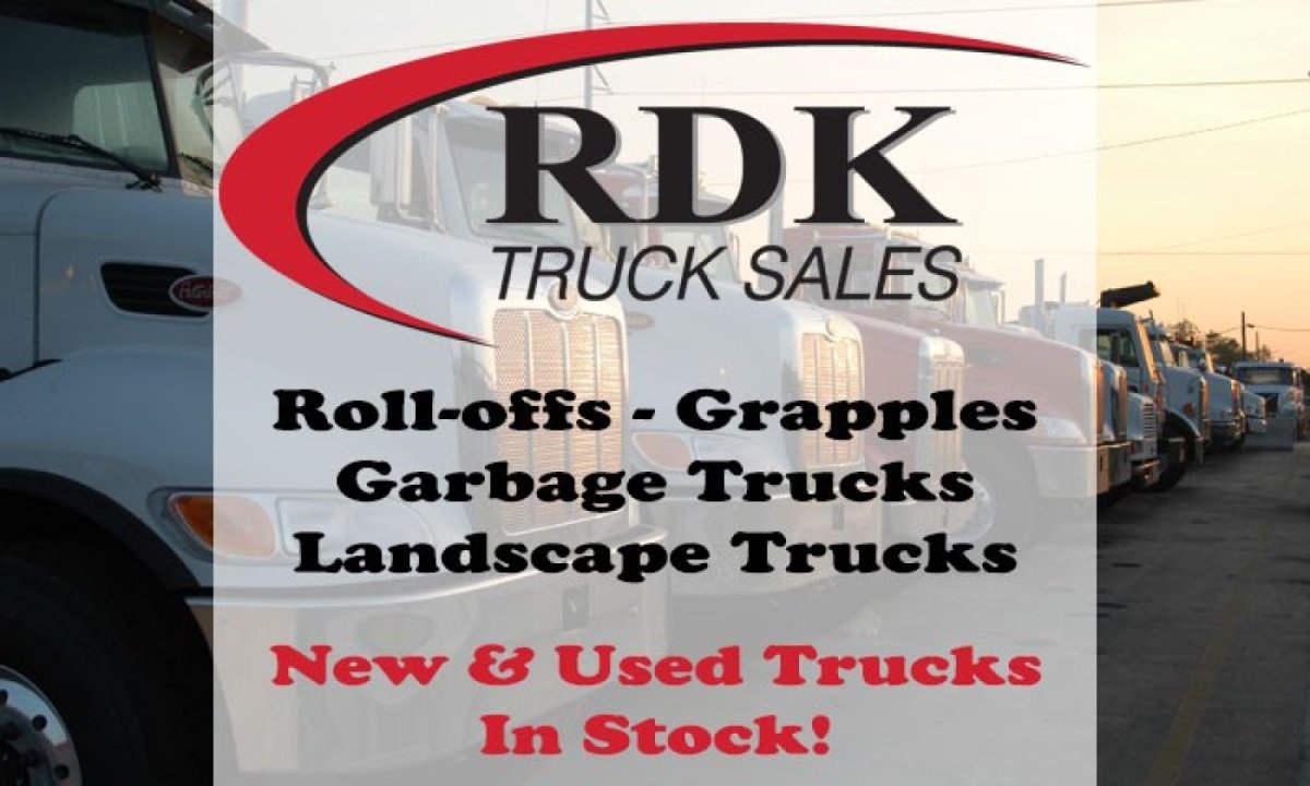 2014 Peterbilt 320 - 24 Yard New Way Side Loader Garbage Truck