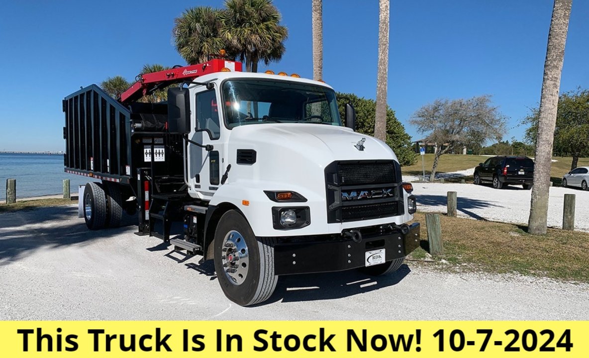 2024 Mack MD7 - 28 yd Pac Mac Grapple Truck