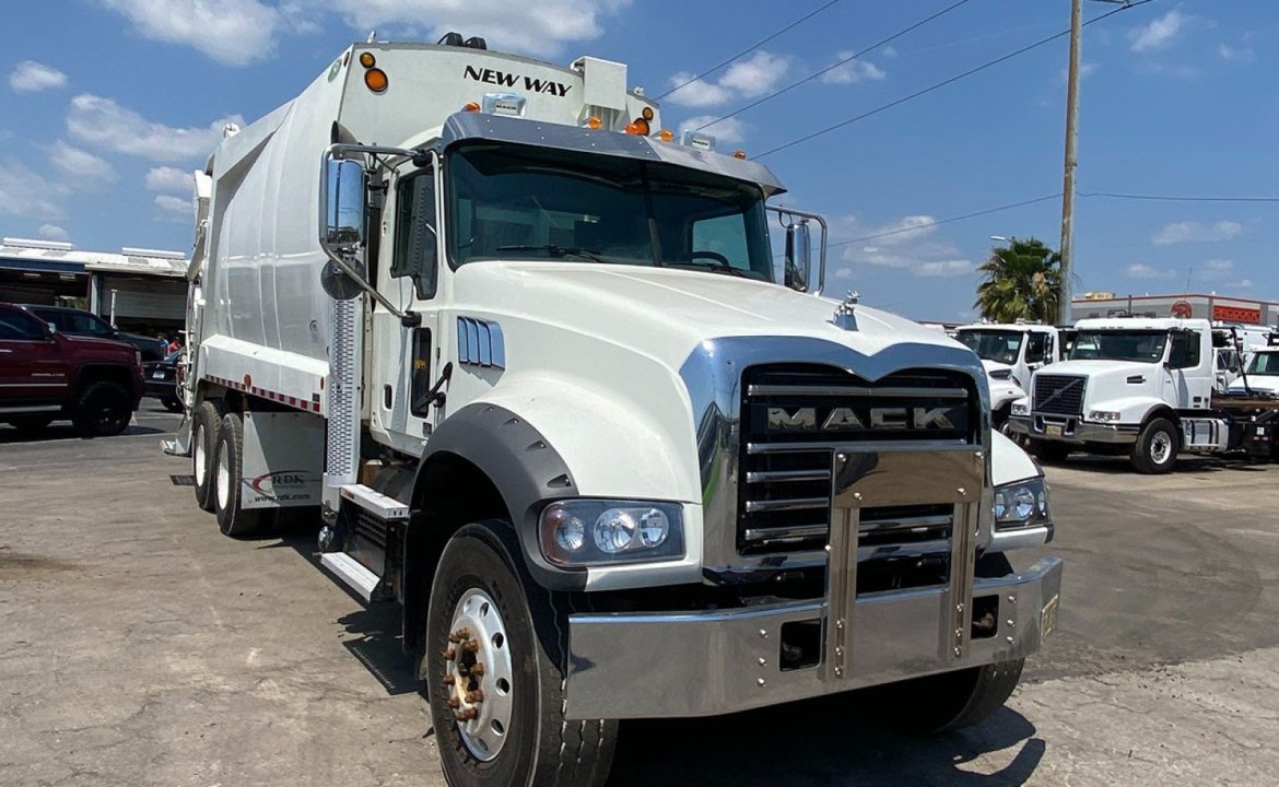 2020 Mack GR64F - 25 yd New Way Rear Loader Garbage Truck