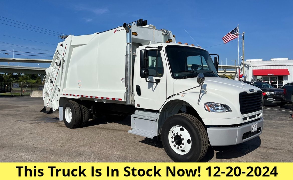 2025 Freightliner M2 106 - 11 Yard Pac Mac Rear Loader Garbage Truck