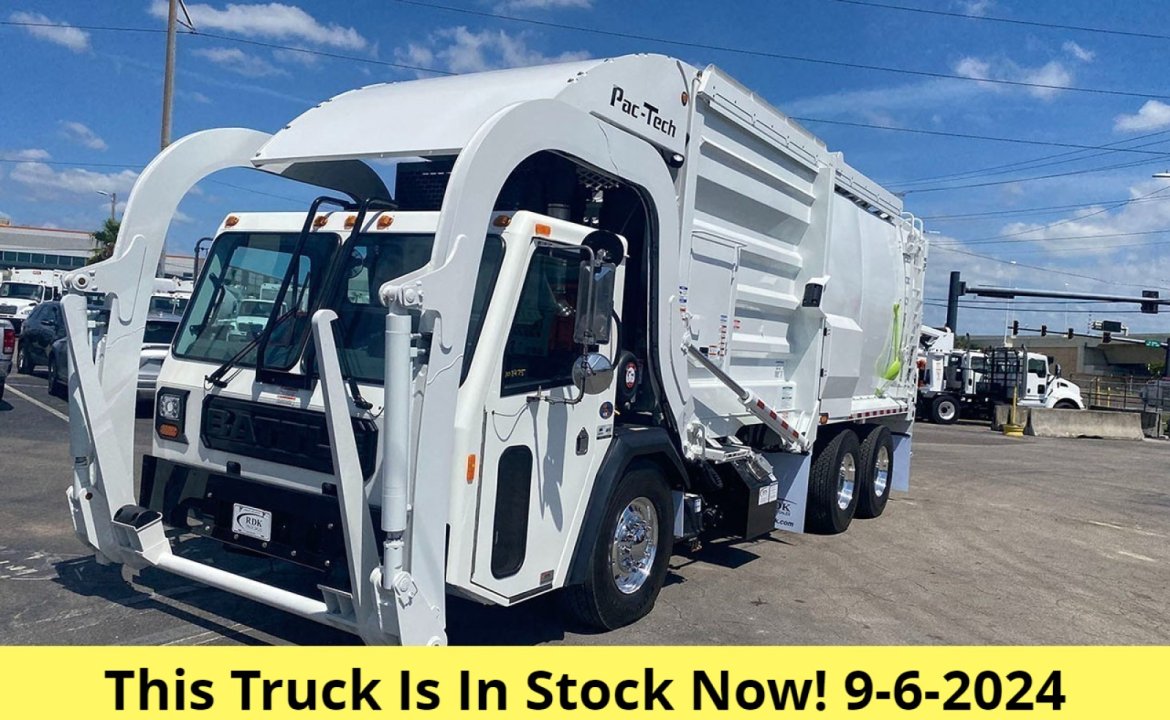 2024 Battle Motors LET2 - 40 yd Pac Tech Front Loader Garbage Truck