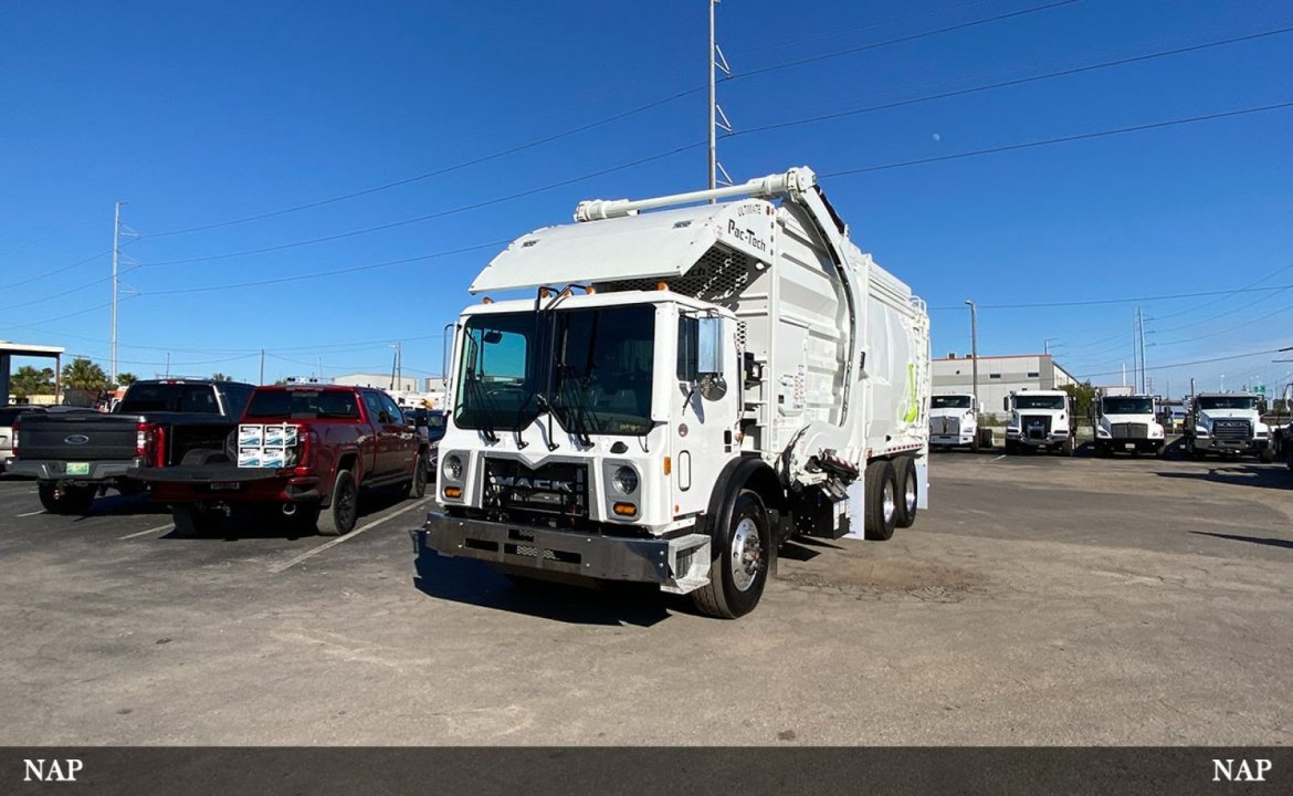 2025 Mack TERRAPRO - 40 Yard Pac Tech Front Loader Garbage Truck