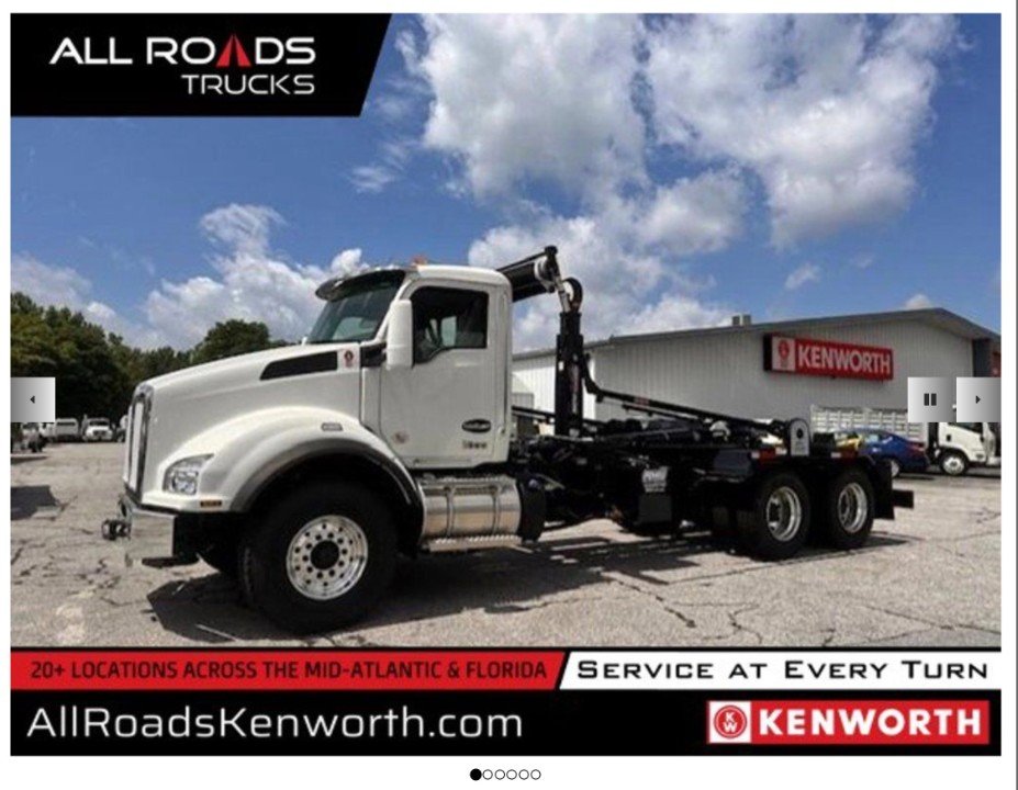 NEW 2025 Kenworth T880, Stellar 52K Hook LIft