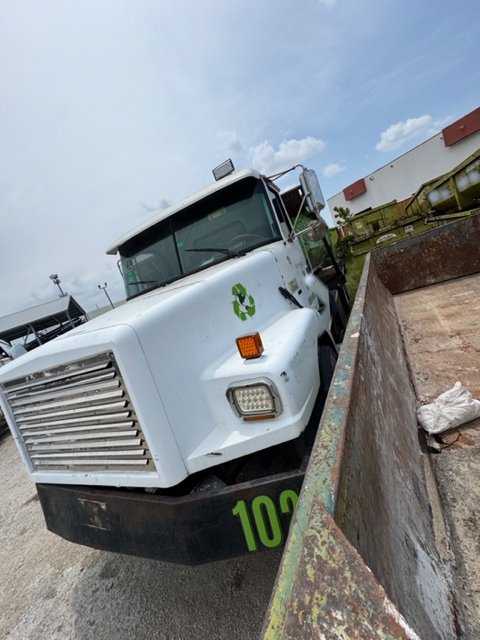 1998 Volvo Roll Off Truck with 75K Hoist