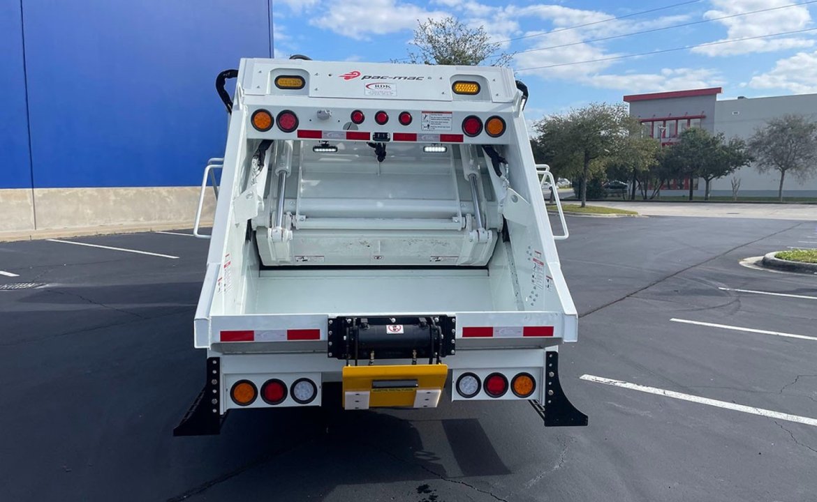 2023 Isuzu NRR - 8yd Pac Mac Rear Loader Garbage Truck