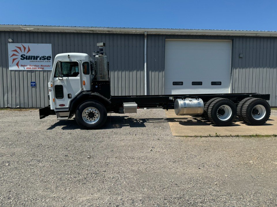 NEW 2024 PETERBILT PB520 DUAL STEERING HD. REFUSE TRUCK CHASSIS