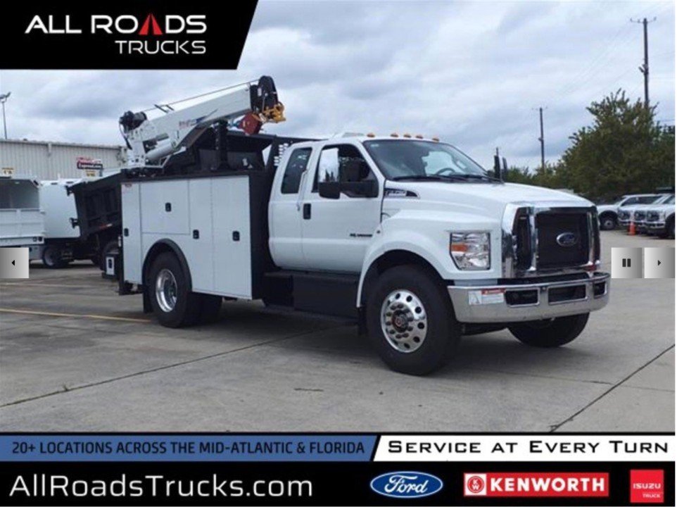 NEW 2025 Ford F750, Mechanics Truck w/Stellar Crane