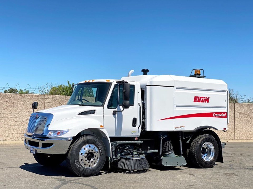 2011 International 4300 Elgin Crosswind Air Street Sweeper