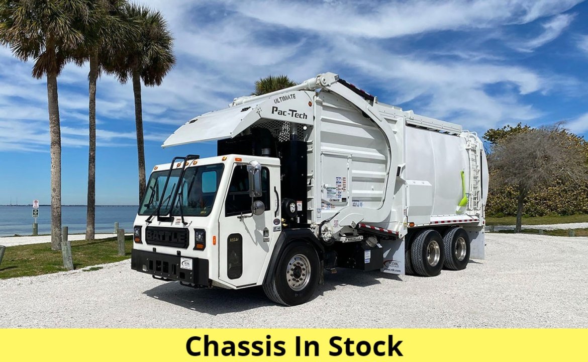 2025 Battle Motors LET 2 - 40 - 43 Yard Pac Tech Front Loader Garbage Truck