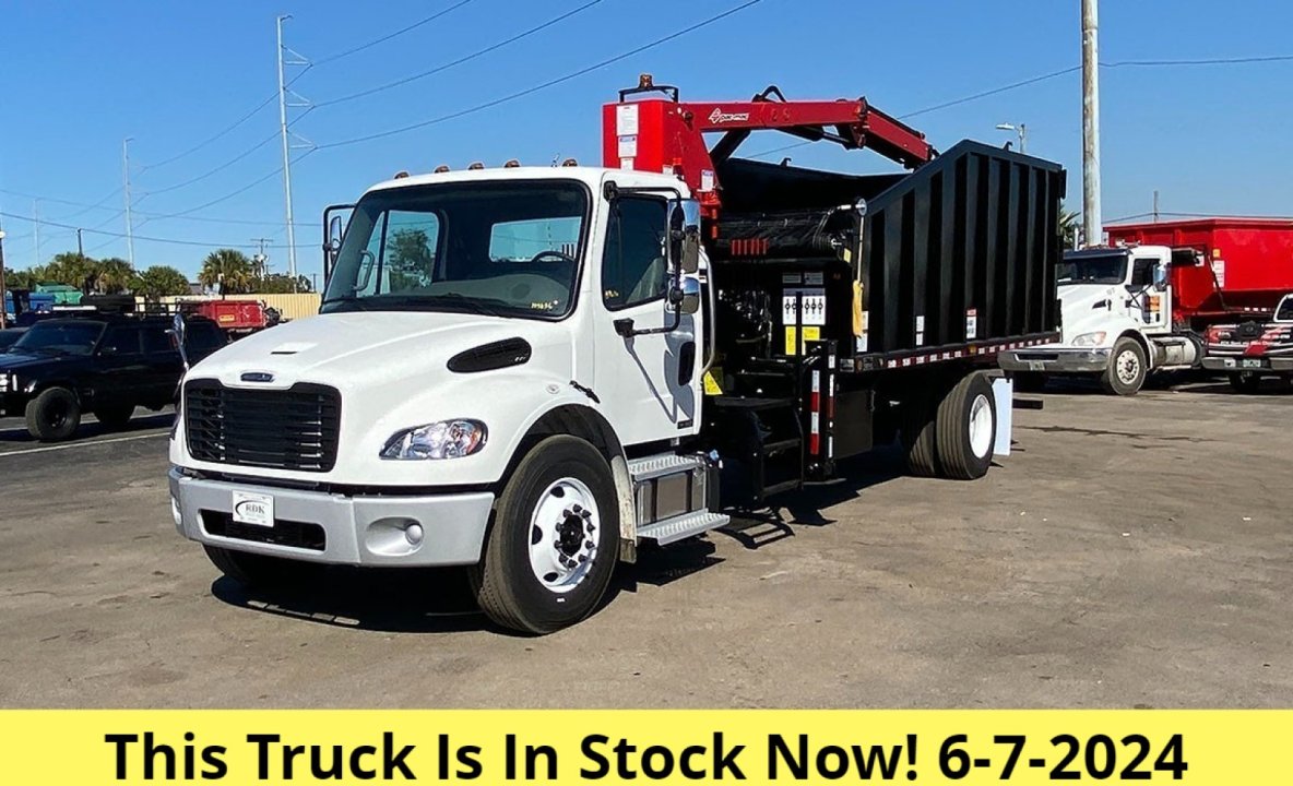 2024 Freightliner M2 106 - 28 yd Pac Mac KBF 20H HJ Grapple Truck