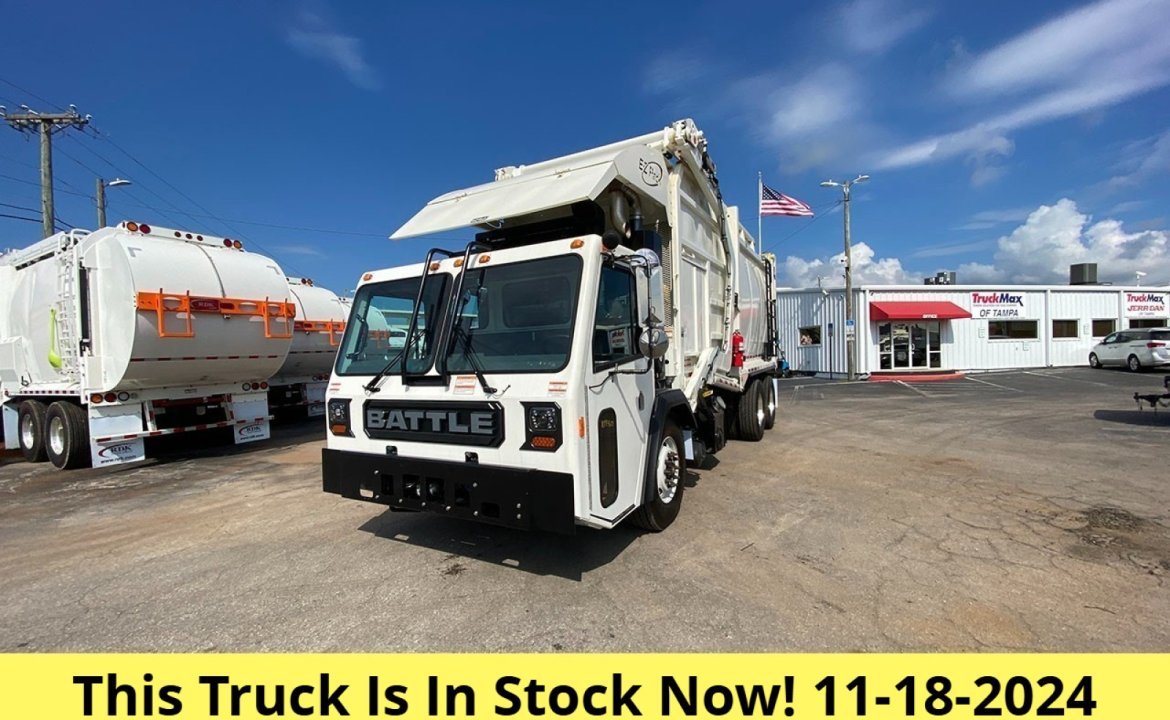 2024 Battle Motors LET 2 - 40 yard EZ-Pack-Hercules Front Loader Garbage Truck