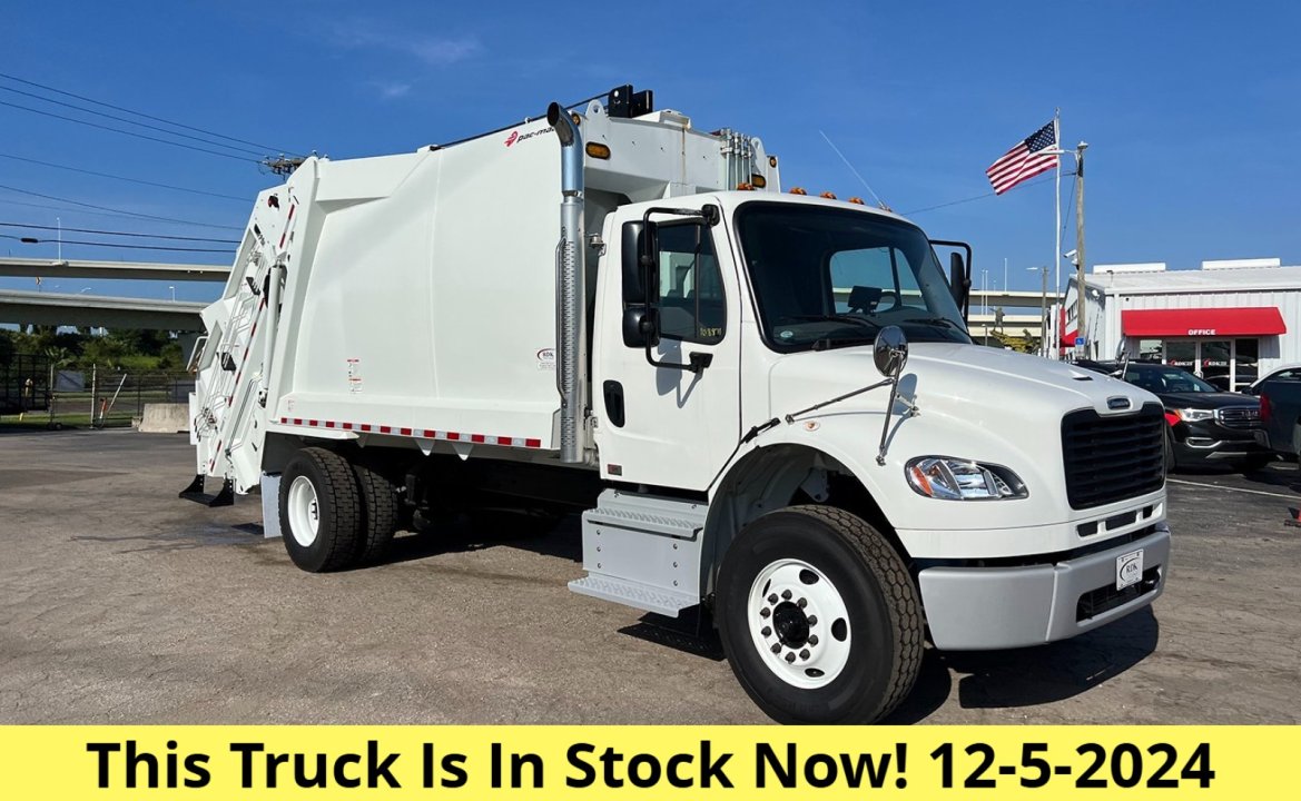 2025 Freightliner M2 106 - 11 Yard Pac Mac Rear Loader Garbage Truck