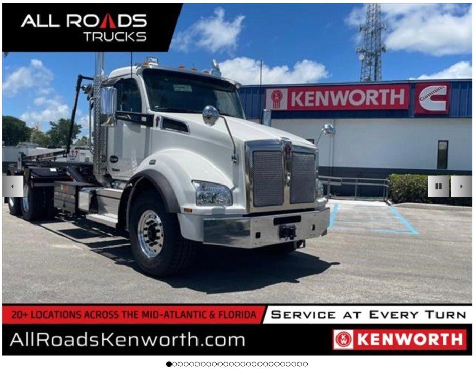 NEW 2025 Kenworth T880, 60K Galfab Roll Off