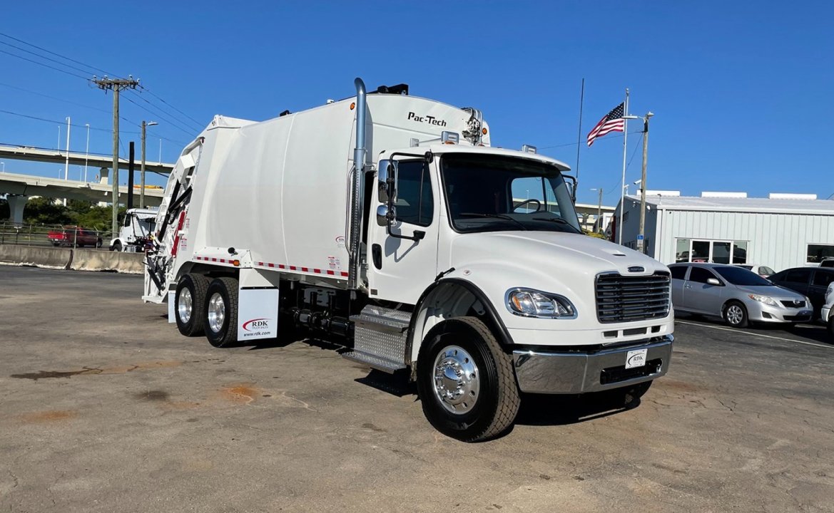 2022 Freightliner M2 106 - 25 Yard Pac Tech Rear Loader Garbage Truck