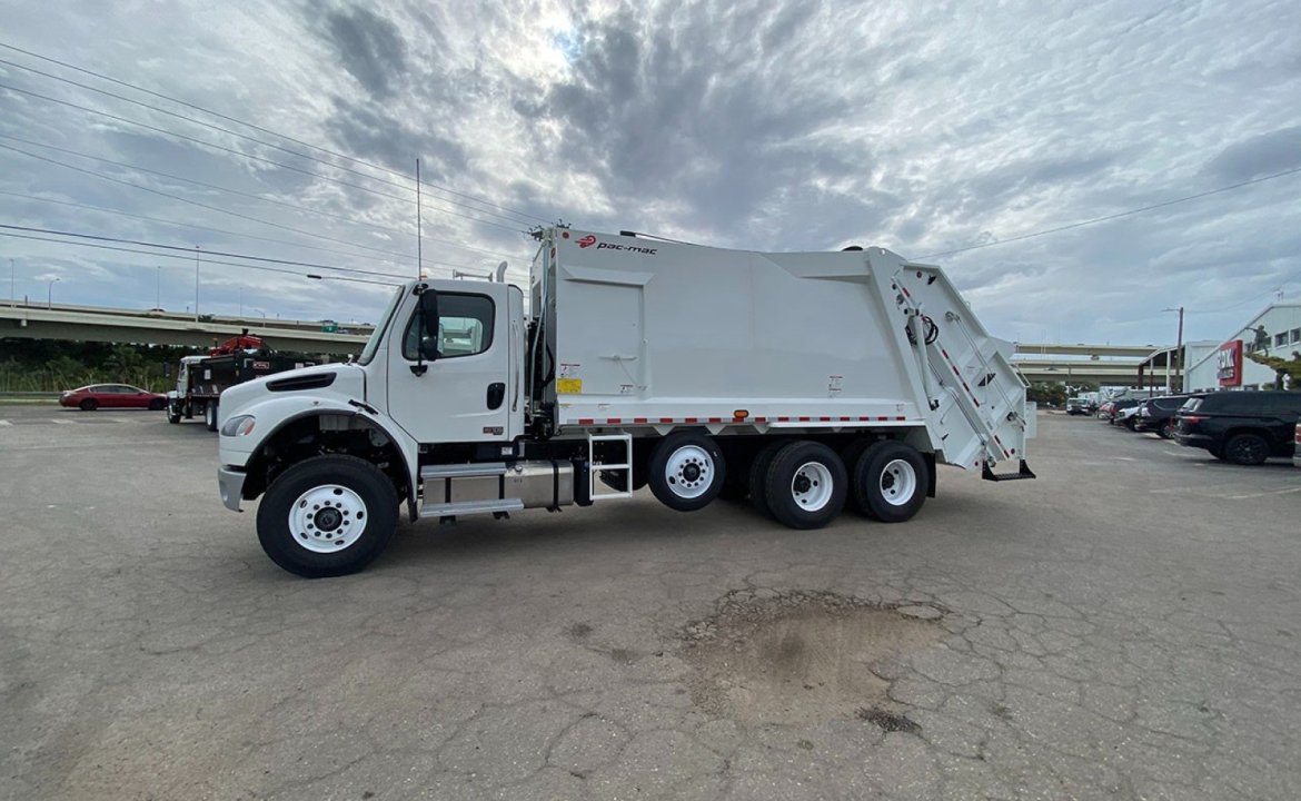 2024 Freightliner M2 106 - 25 Yard Pac Mac RLX25 Rear Loader Garbage Truck