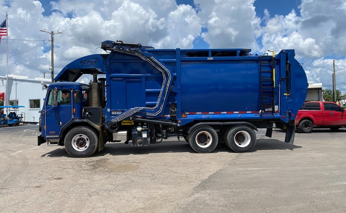 2021 Peterbilt 520 - 40 Yard EZ Pack Front Loader Garbage Truck