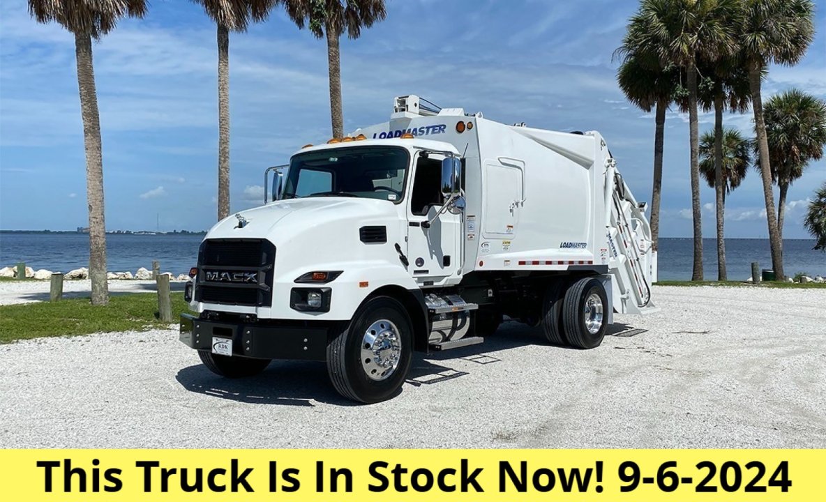 2024 Mack MD6 - 11 Yard Pac Mac RLM Rear Loader Garbage Truck