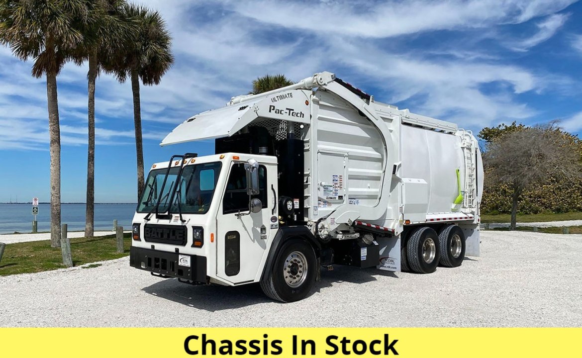 2025 Battle Motors LET 2 - 40 - 43 Yard Pac Tech Front Loader Garbage Truck