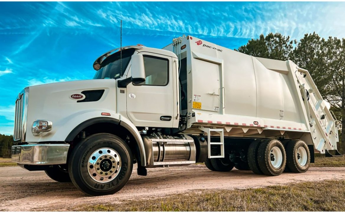 2024 Peterbilt 567 - 25 yard Pac Mac Rear Loader Garbage Truck