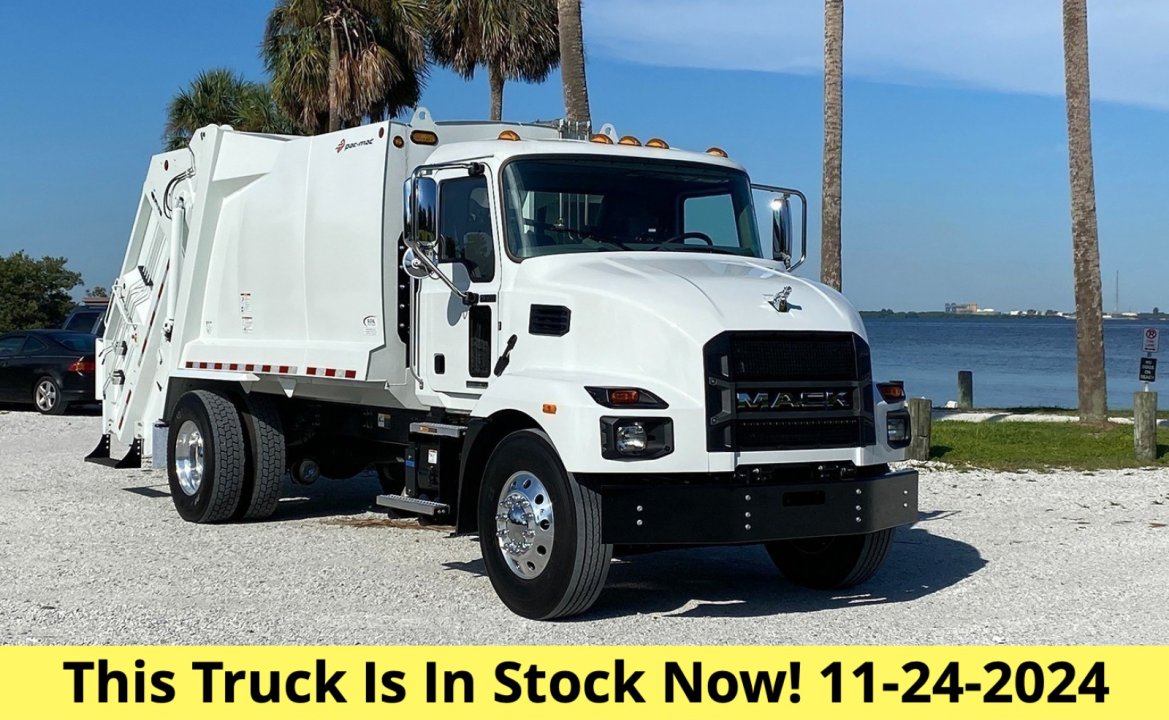 2024 Mack MD 642R - 13 yd Pac Mac Rear Loader Garbage Truck