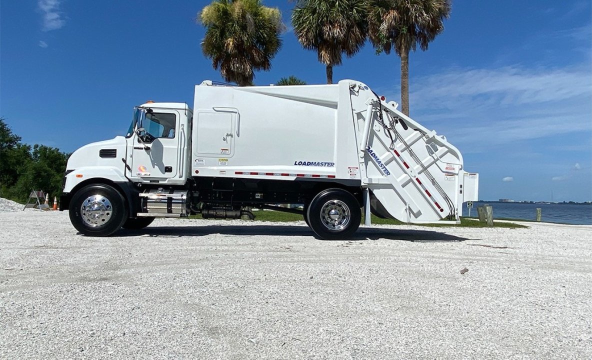 2024 Mack MD6 - 11 Yard Pac Mac RLM Rear Loader Garbage Truck