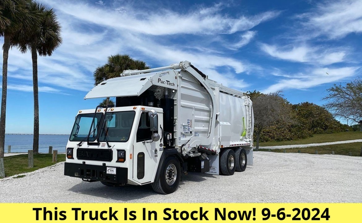 2025 Battle Motors LET2 - 40 Yard Pac Tech Ultimate Front Loader Garbage Truck