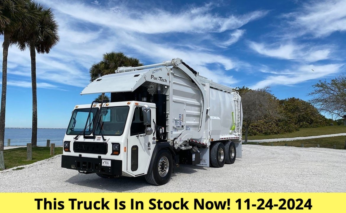 2025 Battle Motors LET2 - 40 Yard Pac Tech Front Loader Garbage Truck