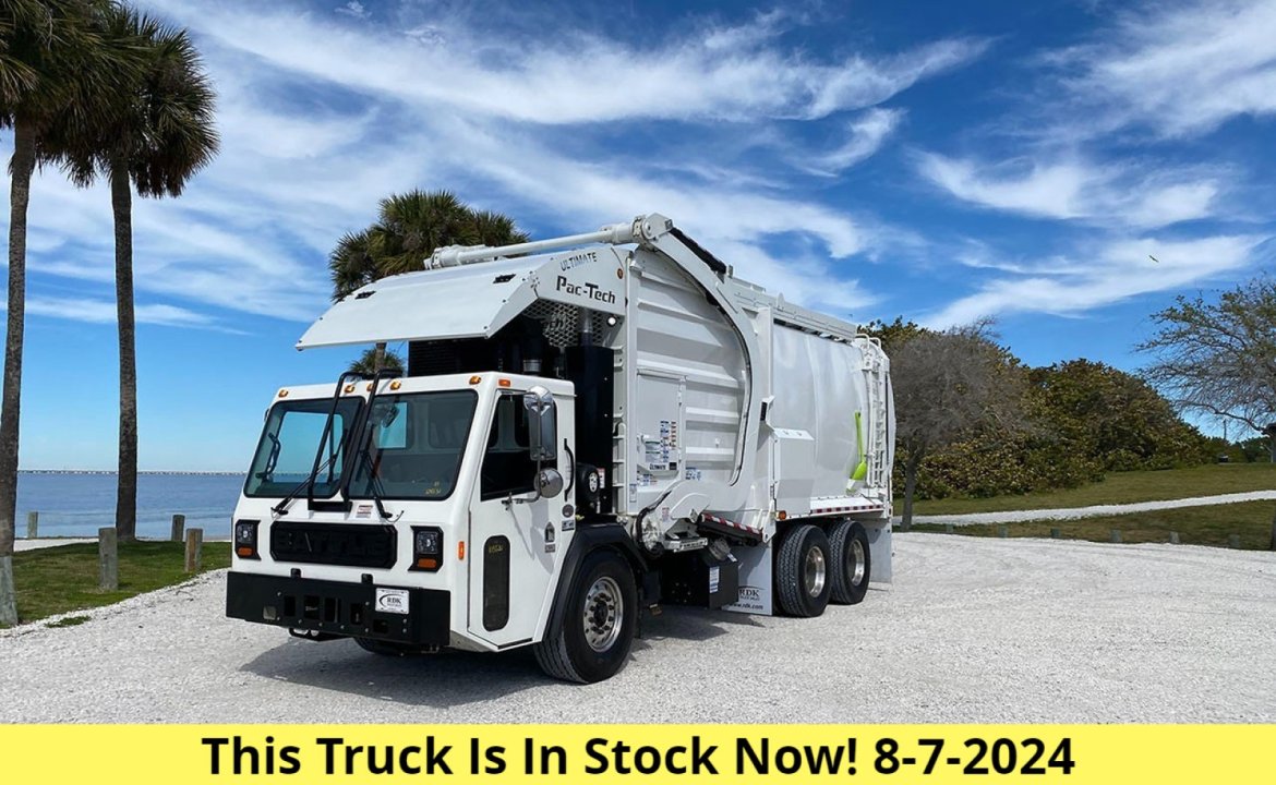 2025 Battle Motors LET2 - 40 Yard Pac Tech Front Loader Garbage Truck